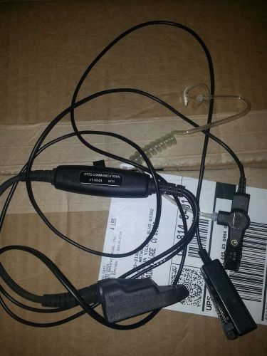 Otto comm. v1-10523 covert radio mic and earpiece harris m/a com jaguar 700p for sale
