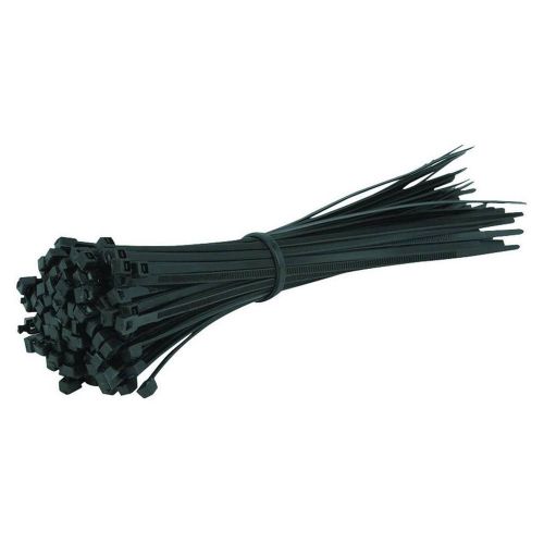 100 Pc. 7&#034;  Nylon Cable Zip Ties Self Locking - Black