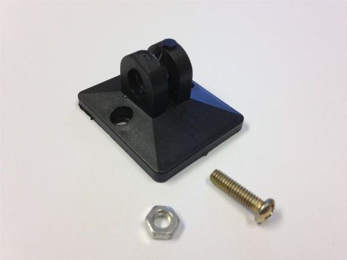 Box of 10 mounting bracket - pivot - swivel - plastic clip - usa supplier! for sale