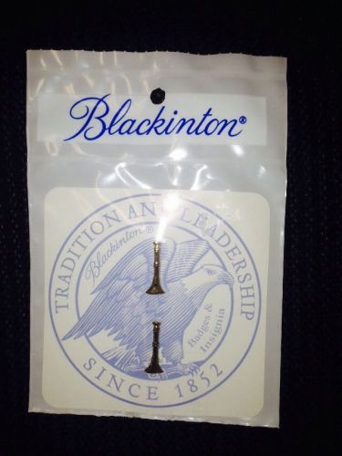 Blackinton collar lapel pins rank insignia leadership bugle new for sale