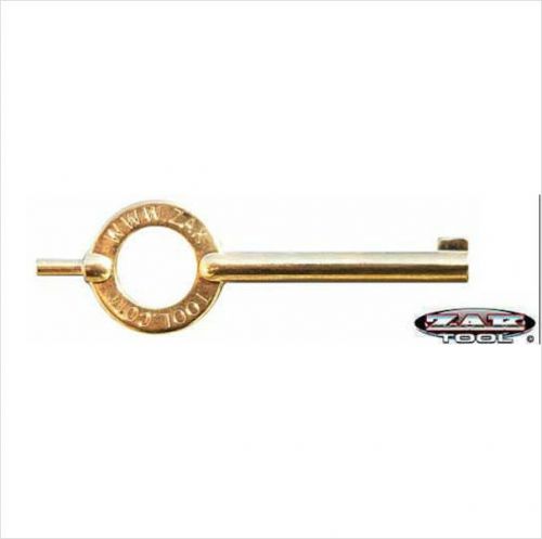 New Zak Tool ZT-50 ZT50-GOLD Tactical Gold Plated Standard Police Handcuff Key