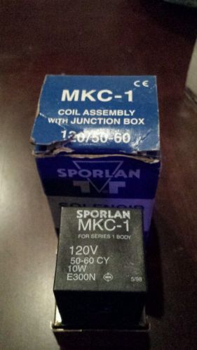 Sporlan MKC-1 Solenoid Coil Assembly w/ Junction Box - 120V / 50-60Hz