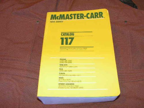 McMaster-Carr Catalog # 117 - New - New Jersey Edition