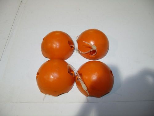 Safefy Hoist Chain Fall Orange Rubber Plastic Chain Stop Ball New 3&#034; Diameter
