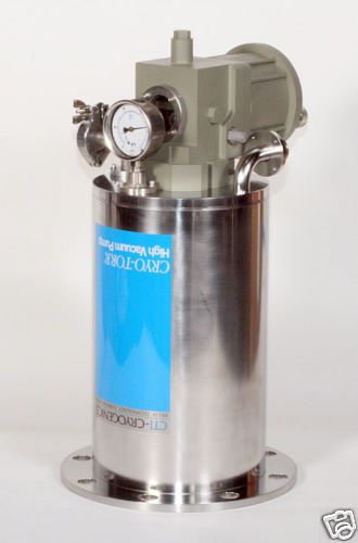 CTI Cryogenics Cryo-Torr 8 Cryo Pump: Rebuilt, 1 Year Warranty