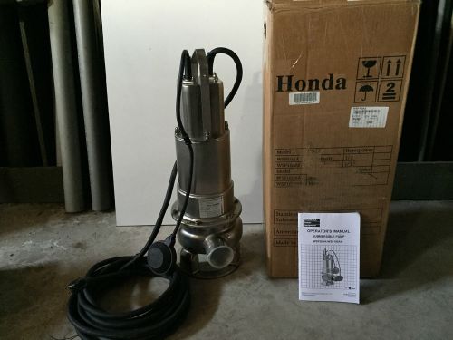 Honda wsp 100aa trash pump  115v  150gpm for sale
