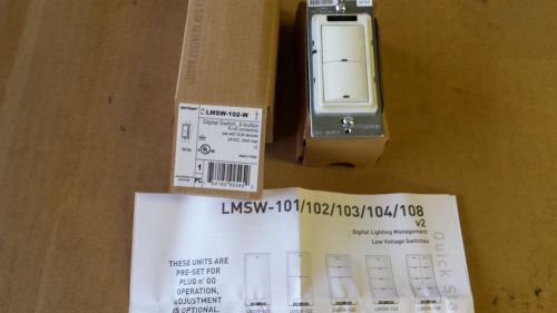Watt stopper lmsw-102-w digital wall switch for sale