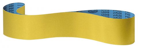 (10) Sanding Belts 1&#034; x 42&#034;  Klingspor LS312  400 grit