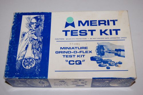 Merit miniature grind-o-flex cq test kit 38001 (5271) for sale