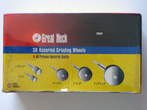 Great Neck 36pc Grinding Wheel Assortment -36GW