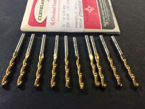 Cleveland 16139  2165tn  no.24 (.1520) screw machine, parabolic drills lot of 10 for sale
