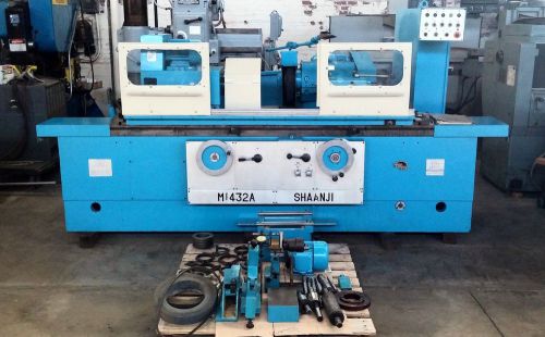 SHAANXI M1432A UNIVERSAL CYLINDRICAL GRINDER 12&#034; OD X 40&#034; LENGTH W/ACCESSORIES
