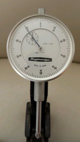 Teclock ecm-1100 .001&#034; - 1.0&#034; dial gauge indicator made in japan for sale
