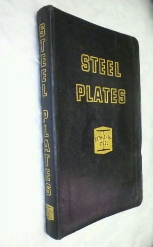 Vintage 1948 &#034;bethlehem steel&#034; plates catalog #234-soft leather cover for sale