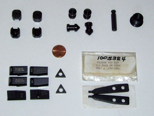 LOT OF 20 VALENITE, KOMET INSERTS, TIP KITS &amp; OTHER DIFFERENT TOOLS