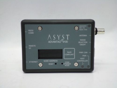 ASYST ADVANTAG 9100 RFID Radio Frequency ID Reader P/N 9701-2936-01