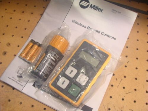Miller wireless 14 pin receiver &amp; hand remote control system 300722 $ave $$ for sale