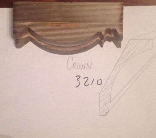 Lot 3210 Crown Moulding Weinig / WKW Corrugated Knives Shaper Moulder