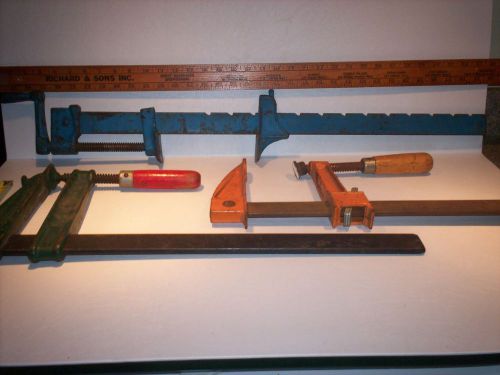Wetzler / Jorgenser / Hartford  Fully Adjustable Bar clamps