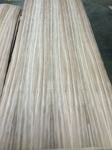 Wood Veneer Zebrawood 48x120 1pcs total 10mil paper backed &#034;EXOTIC&#034; 588.16