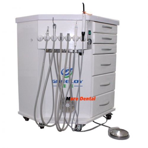 Dental portable delivery system all in one cart unit+light cure+scaler handpiece for sale