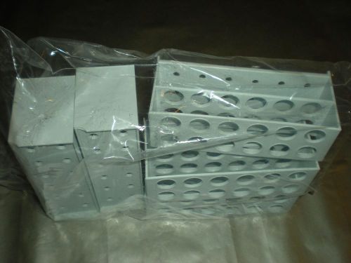 Kartell polyethylene test tube rack for 12-13mm test tubes 12 place (5 pack) for sale