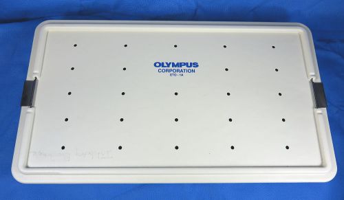 Olympus ETO-1A Plastic Sterilization Tray Case (22.5&#034; x 13&#034; x 3&#034; H)