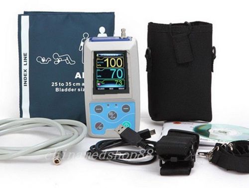 700012 new 24 hours ambulatory blood pressure abpm holter nibp mapa monitor a+ for sale