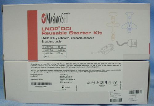 2 MasimoSET LNOP DCI Reusable Starter Kits #1068