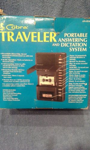 Vintage Cobra Traveler Portable Answering and Dictation System.  #AN-8540