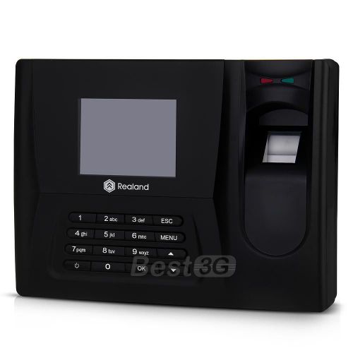 2.8&#034; Biometric Attendance Fingerprint System Time Clock ID Card Reader PIN ZDC20