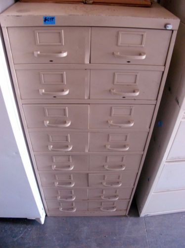 Industrial Modern Index File Cabinet Pull Out Drawers