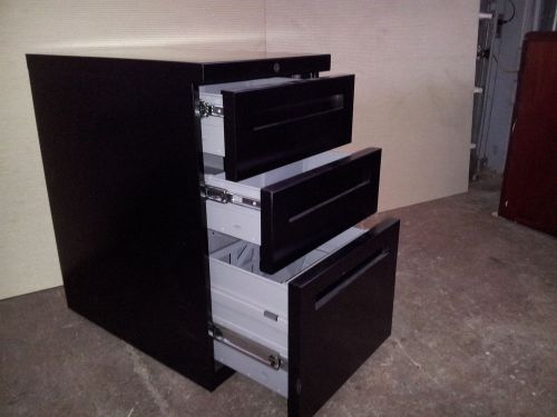 ROLLING FILE 3 DRAWER &#034;ALL STEEL&#034; FITS UNDER ANY DESK