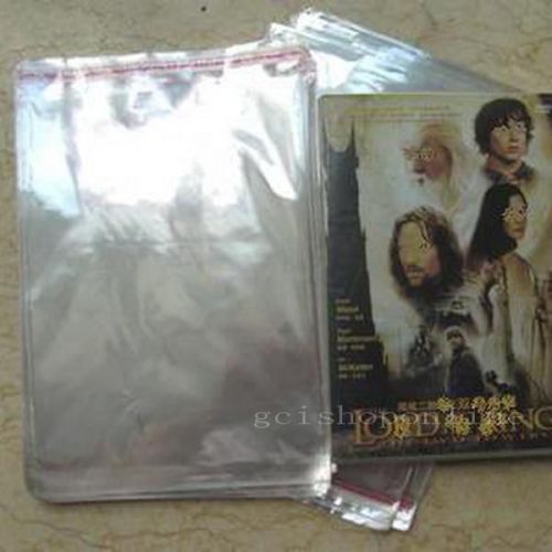 100 DVD Case/Box Cello Plastic Sleeves Wrap Bags TWO TWO TWO