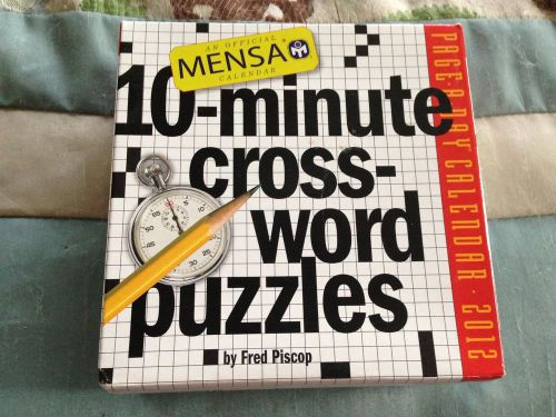 mensa 10-minute crossworld puzzles