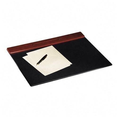 New Rolodex Desk Pad &amp; Pencil tray - Mahogony Look, SEE CHOICE FOR USED BELOW