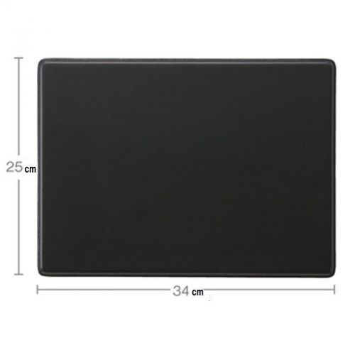 MUJI MOMA Black cow leather cowhide Desk Mat superior quality
