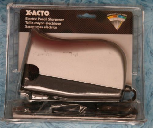 X-ACTO Electric Pencil Sharpener Silver Desktop