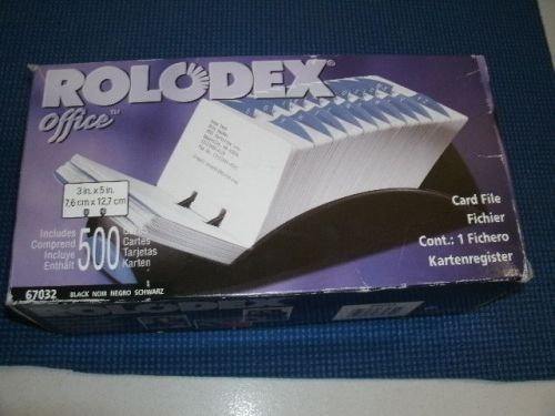 Rolodex 3”x5” card  file