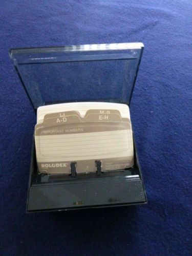ROLODEX S300C COVERED TRAY, INCLUDES A-Z GUIDES &amp; STARTER SET OF ADDRESS CARDS