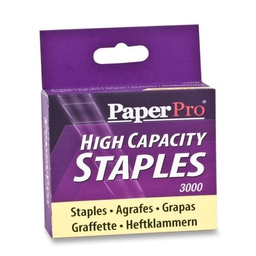 LOT OF 3 PaperPro Premium High Capacity Staples - 0.38&#034;Leg -300/Box