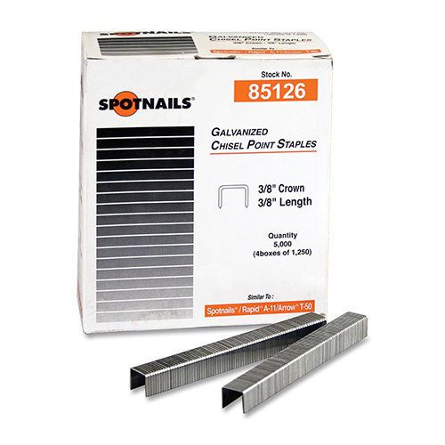 Ace Office Products Chisel Point Staples with 3/8&#034; Crown and 38&#034; Length