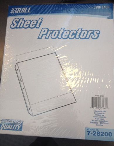 Sheet Protectors NEW BOX OF 200