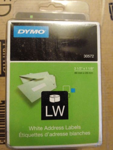 BRAND NEW Dymo 30572 White Address Labels 3 1/2&#034; x 1 1/8&#034;