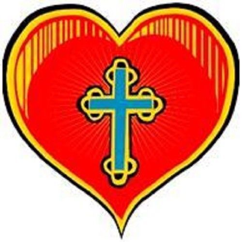 30 Custom Christian Heart Personalized Address Labels