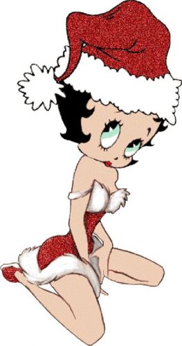 30 Return Address Labels Betty Boop Christmas Buy 3 get 1 free (bb15)