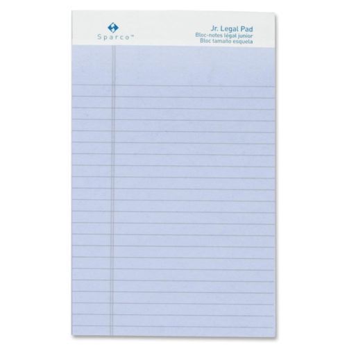 Sparco colored jr. legal ruled writing pads - 50 sheet - 16 lb - jr. (spr01072) for sale