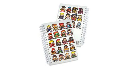 8bit street fighter iv notebook anime gamer paper pad ~9 x 6.5 inches for sale