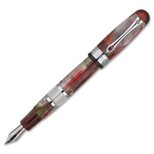 Monteverde Napa Fountain Pen - Fine Pen Point Type - Red Barrel - 1 Each