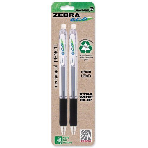Zebra Pen Jimnie Clip Mechanical Pencil - 0.5 Mm Lead Size - Black (zeb54612)